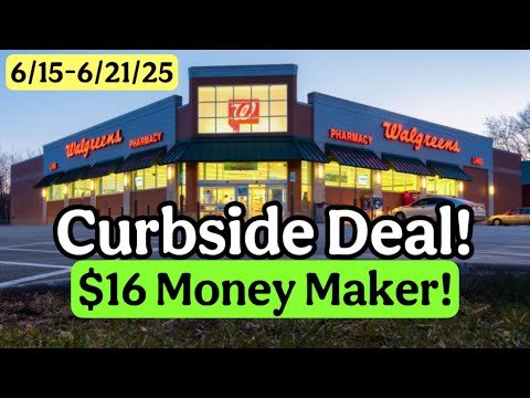 WALGREENS CURBIDE DEALS (6/15-6/21/25) Freebies & Easy Cheap Deals!
