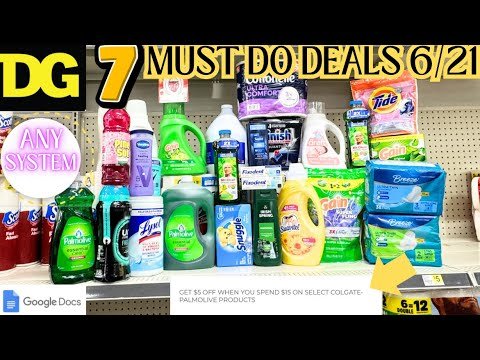 👏6/21 Dollar General Saturday Deals! STACKING IN STORE PROMO’S! Laundry & Cleaning Supplies🏃♀️