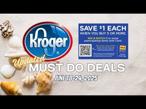 *$.19 Clorox Wipes* Kroger UPDATED Must Do Deals for 6/18-6/24 | MEGA SALE, $.65 Dish Soap, & MORE