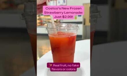 NEW Strawberry Lemonade at Costco!