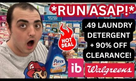 *RUN ASAP!* ~ .49 LAUNDRY DETERGENT / 90% OFF CLEARANCE FINDS AT WALGREENS!