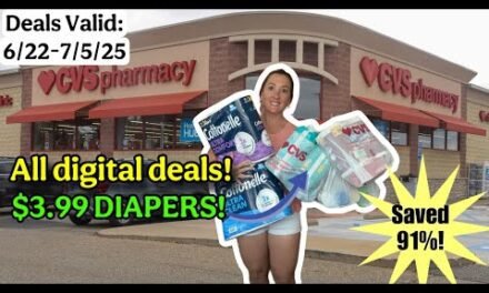 CVS Haul- Easy All Digital Coupon Deals 6/22-7/5/25 I SAVED 91%!