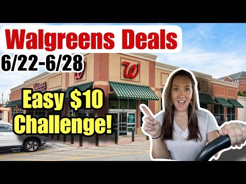 Walgreens Haul- Easy $10 Challenge For Beginners! 6/22-28/25
