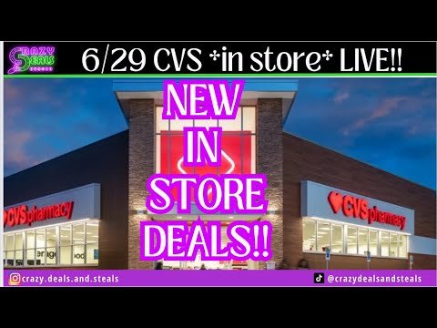 6/29 CVS *in store* LIVE!! New ONLINE G*ITCH Deal + New In Store Deals! 6/29 CVS HAUL