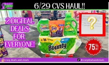 🔥6/29 CVS HAUL👏 75% OFF @ CVS HAUL ($3/$15 CRT) & CVS ALL DIGITAL DEALS‼️ #cvsdeals #cvshaul