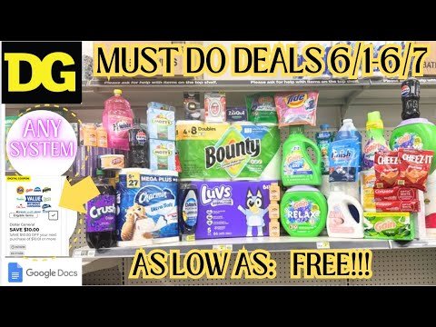 👏6/1-6/7 DOLLAR GENERAL DEALS @ ANY SYSTEM STORE! Deals To Do NOW & Saturday! (AS LOW AS FREE)🏃‍♀️