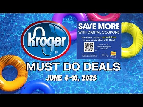 *$.04 Cereal* Kroger MUST DO Deals for 6/4-6/10 | 5x Digitals, Weekly Digitals, & MORE