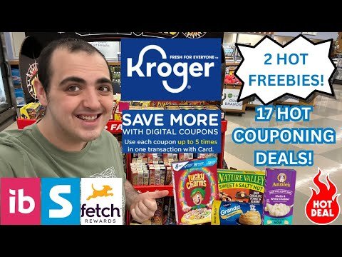 2 HOT FREEBIES AT KROGER! ~ 17 HOT KROGER COUPONING DEALS! ~ HUGE SAVINGS ON GROCERIES! ~ 06/04/25