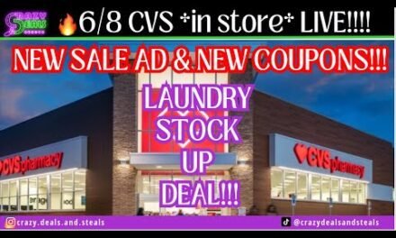 🔥6/8 CVS *in store* LIVE!! $0.99 Laundry Stock Up (NO CRT’s) NEW SALE AD & SOO Many under $1 Deals!