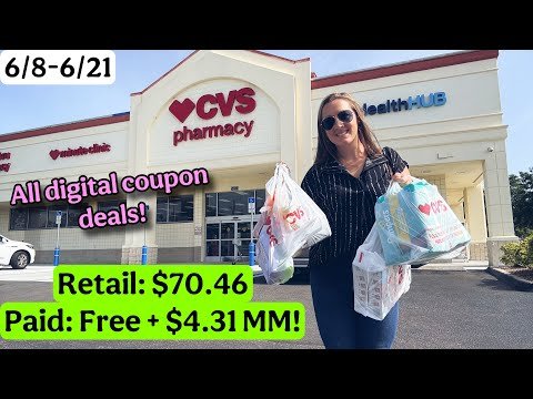 CVS Haul- ALL FREE Using Digital Coupons! 6/8-6/21. Easy beginner coupon deals