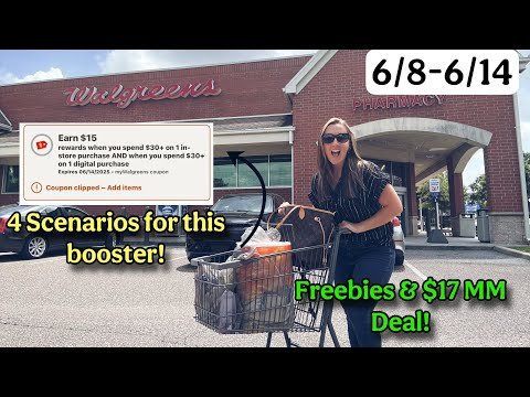 Walgreens Haul – All digital deals! Freebies & $17 MM Transaction! 6/8-6/14