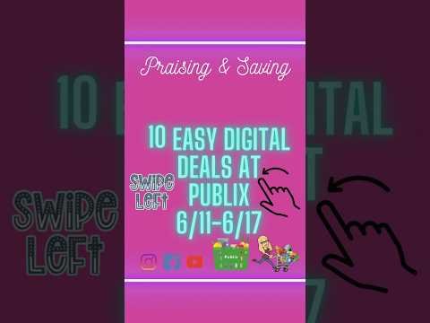 10 Easy Digital Deals at Publix 6/11-6/17