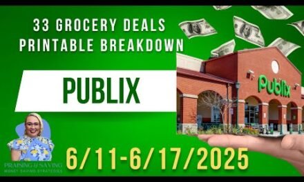📦 33 Items Publix Haul with Digital Coupons & Rebates! | Huge Grocery Savings Breakdown 💰🛒
