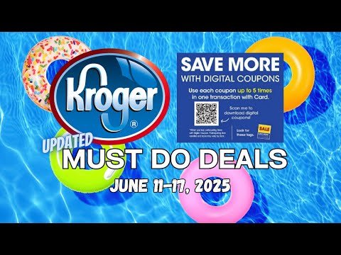 *FREEBIES!* Kroger UPDATED Must Do Deals for 6/11-6/17 | FREE Deodorant & FREE Soap