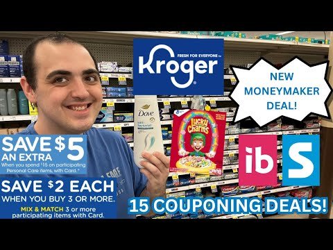 15 KROGER COUPONING DEALS ~ NEW MONEYMAKER DEAL AT KROGER ~ MEGA EVENT / PERSONAL CARE DEALS / MORE