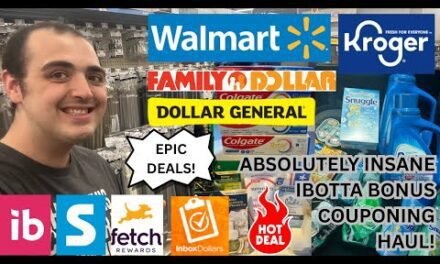 *I WENT TO 4 STORES!*- ABSOLUTELY INSANE IBOTTA BONUS COUPONING HAUL ~ WALMART / KROGER / DG / FD