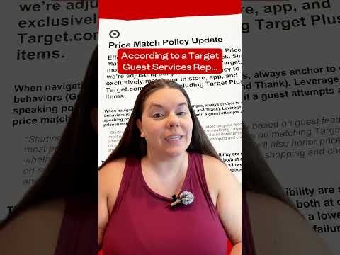The Target Price Match Policy Update is Bad News 🫣
