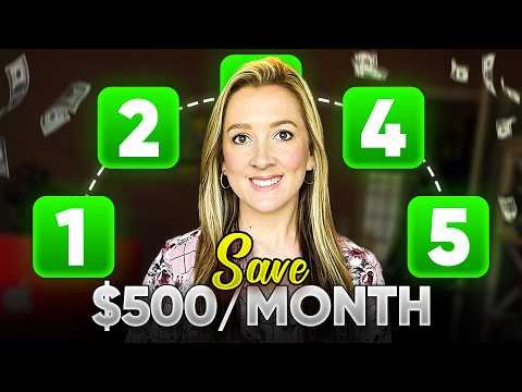 5 Levels of Saving Money! (This is how I save $500+ every month!)