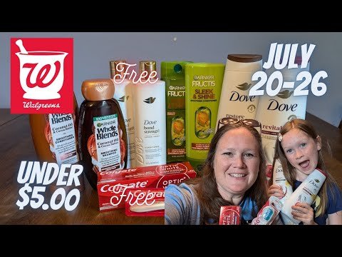 *FREEBIES* Walgreens Deals for 7/20-7/26 | FREE Dove Shampoo & Colgate Oral Care + MORE