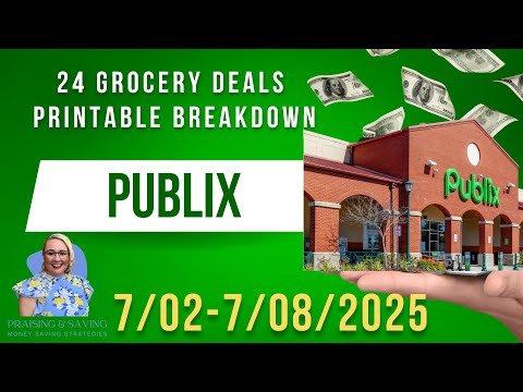 🔥 Publix Deals 7/02–7/08 | 80% Savings on Tide, Air Wick, Colgate & More! 💸 Couponing Haul Breakdown