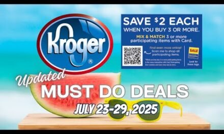 *$5/$20 School Supplies* Kroger UPDATED Must Do Deals for 7/23-7/29 | MEGA Sale & Weekly Digitals