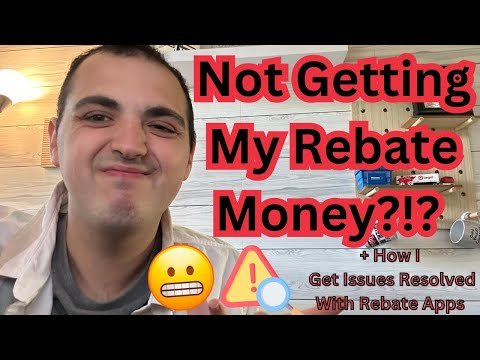 NOT GETTING MY REBATE MONEY?!? ~ WHAT I DO TO GET REBATE APP ISSUES RESOLVED
