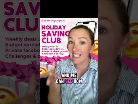 Save smarter and have a stress-free holiday season with my Holiday Savings Club 💰 Link in bio or