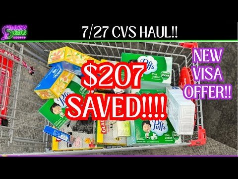 7/27 CVS Haul = HUGE SAVINGS!!! Over $200 SAVED! CVS Clearance Finds & Matchups! 7/27 CVS Couponing