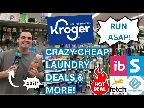 *RUN TO KROGER ASAP!* ~ CRAZY CHEAP LAUNDRY PRODUCTS & MORE AT KROGER! ~ 07/28/25 – 07/29/25