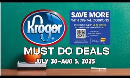 *FREEBIE & Gl*tch Deal* Kroger MUST DO Deals for 7/30-8/5 | NEW 5x Digital Coupon Sale & MORE