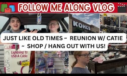 JUST LIKE OLD TIMES! ~ REUNION WITH CATIE ~ SHOP / HANGOUT WITH US VLOG!