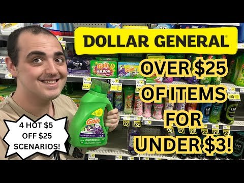 OVER $25 ITEMS FOR UNDER $3 AT DOLLAR GENERAL! ~ 4 HOT DOLLAR GENERAL $5 OFF $25 SCENARIOS ~ 7/12/25