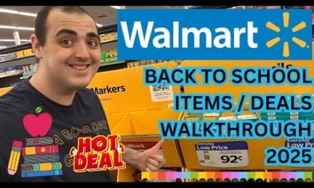 WALMART 2025 BACK TO SCHOOL ITEMS / DEALS WALKTHROUGH! ~ LOTS OF HOT DEALS!