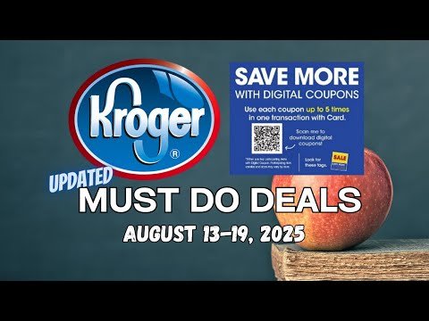 *NEW REBATE* Kroger UPDATED Must Do Deals for 8/13-8/19 | Return to Routine Rebate + MORE