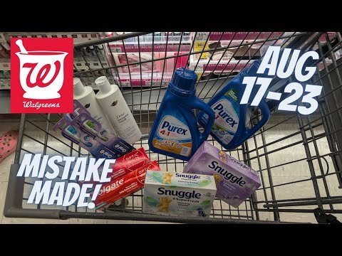 *My Mistake!* Walgreens MUST DO Haul for 8/17-8/23 | Oral Care, Shampoo, & Laundry Products
