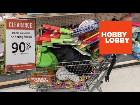 *90% Off* Hobby Lobby Spring & Summer Clearance Event | Shopping Haul - SAVED $865