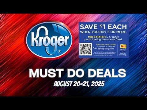 *MEGA SALE* Kroger MUST DO Deals for 8/20-8/26 | NEW MEGA SALE, Weekly Digitals, & MORE