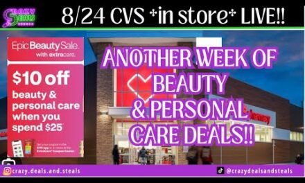 8/24 CVS *in store* LIVE!!! Another Week of Beauty & Personal Care $10/$25 CRT Deals! 8/24 CVS Haul