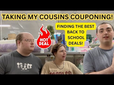 TAKING MY COUSINS COUPONING! ~ FINDING THE BEST BACK TO SCHOOL DEALS! ~ SHOP WITH US!