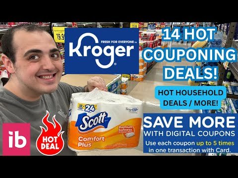 14 HOT KROGER COUPONING DEALS! ~ HOT HOUSEHOLD DEALS / MORE! ~ 08/13/25 – 08/19/25