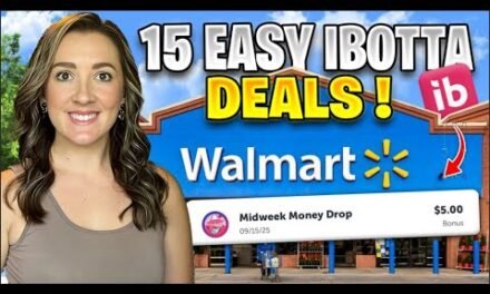 Walmart Ibotta Haul- 15 Easy Ibotta Deals! Completing Midweek BONUS! 9/14-20/25