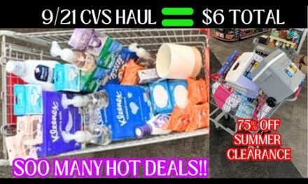 👏9/21 CVS Haul = $6 + 75% OFF SUMMER CLEARANE! Do NOT Skip CVS Couponing This Week 🔥9/21 CVS Deals