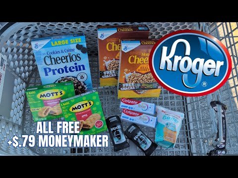 *ALL FREE* Kroger MONEYMAKER Hauls for 9/3-9/9 | FREE Deodorant, Toothpaste, Cereal, & MORE