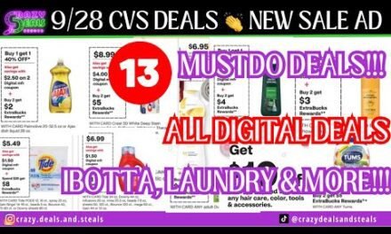 🔥9/28 CVS 13 MUST DO DEALS🎉EASY ALL DIGITAL CVS DEALS (FREEBIES & MM DEALS + IBOTTA!)  #cvsdeals