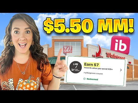 Walgreens Haul- Easy Money Maker Transaction! Ibotta Daily Cash Drop Tutorial! 9/28-10/4/25
