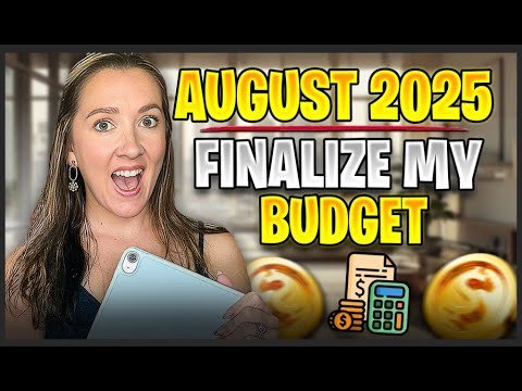 Finalize My Budget for August 2025! How much did I save as an extreme couponer?
