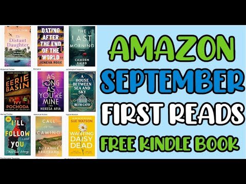 September Amazon First Reads || FREE Kindle Book || Book Freebie