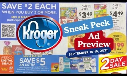 *SNEAK PEEK* Kroger Ad Preview for 9/10-9/16 | NEW MEGA SALE, Beauty Event, & MORE