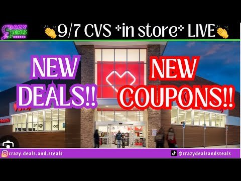 9/7 CVS *in store* LIVE!! New CVS Deals & New Coupons! 9/7 CVS Couponing #cvshaul