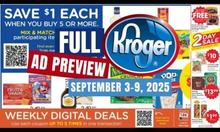 *FULL AD* Kroger Ad Preview for 9/3-9/9 | Mega Sale, NEW Weekly Digitals, & New 2 Day Sale